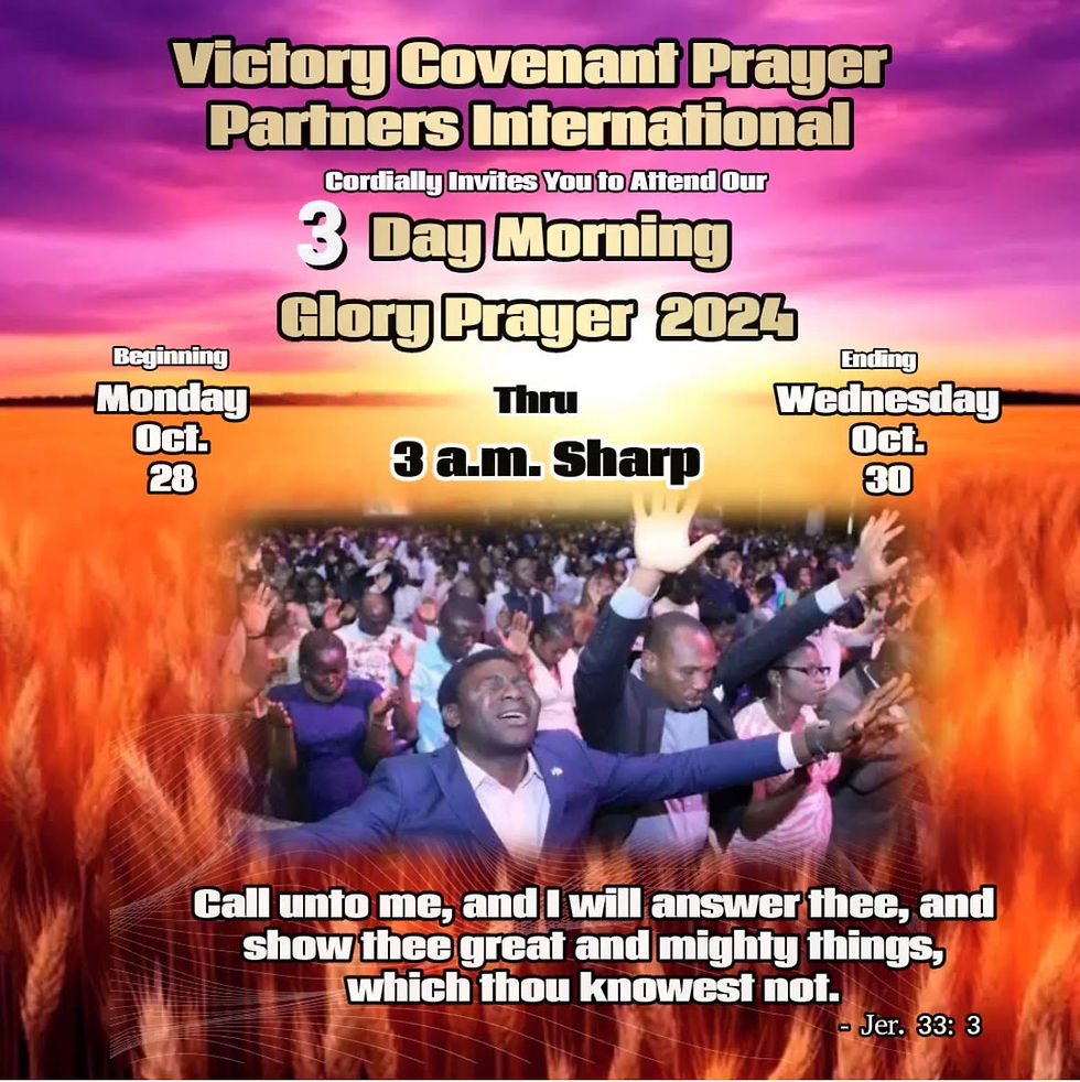3 -Day Morning Glory Prayer