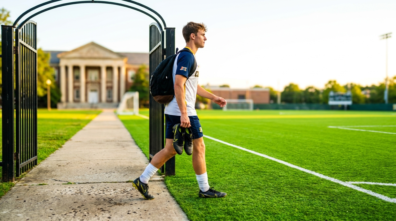 SoccerViza players training on the field in Puerto Viejo, Costa Rica