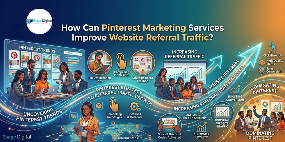 How Can Pinterest Marketing Services Improve Website Referral Traffic?