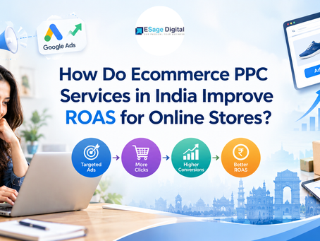 How Do Ecommerce PPC Services in India Improve ROAS for Online Stores?