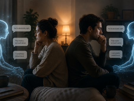 AI sycophancy in interpersonal relationships