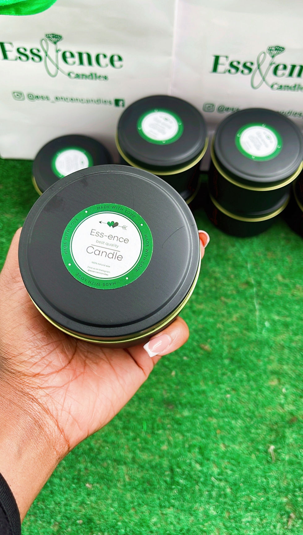 Thumbnail: Black Tin jar candles
