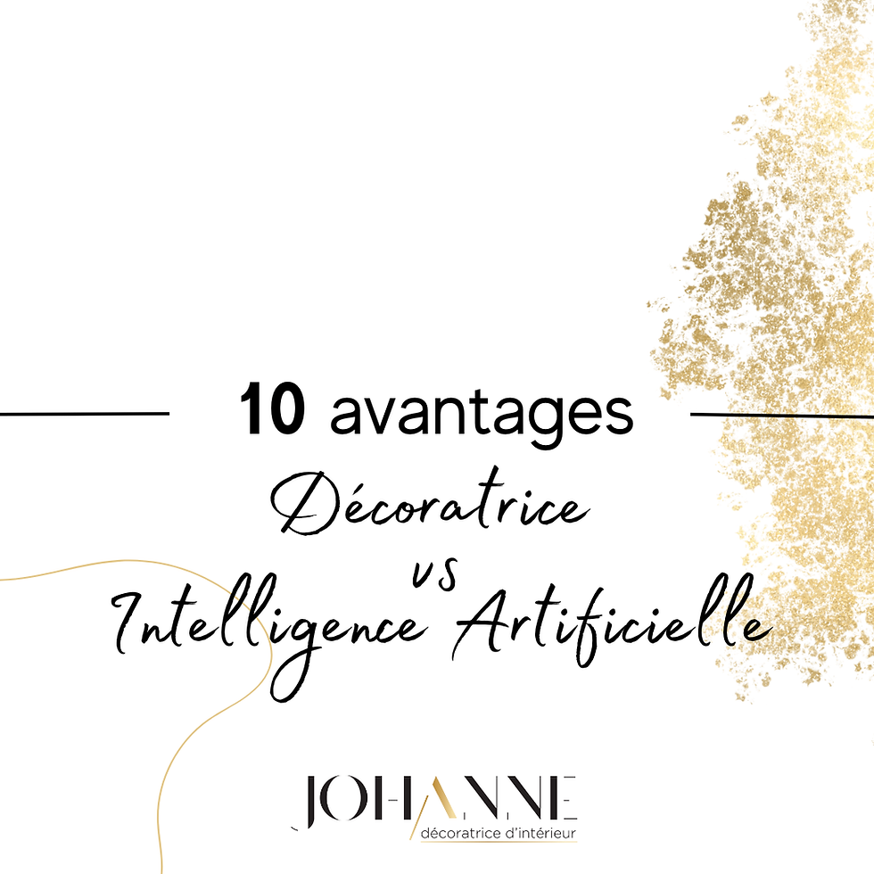 Décoratrice vs Intelligence Artificielle
