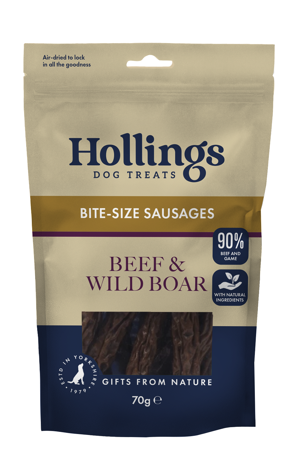 Hollings Beef & Wild Boar Bite Sized Sausages