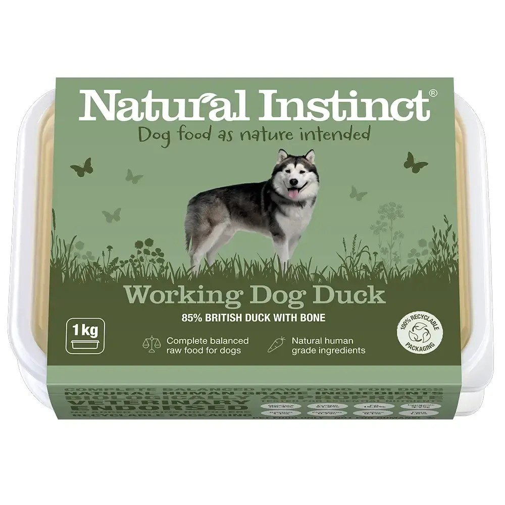 Natural Instinct Duck Working Dog Food