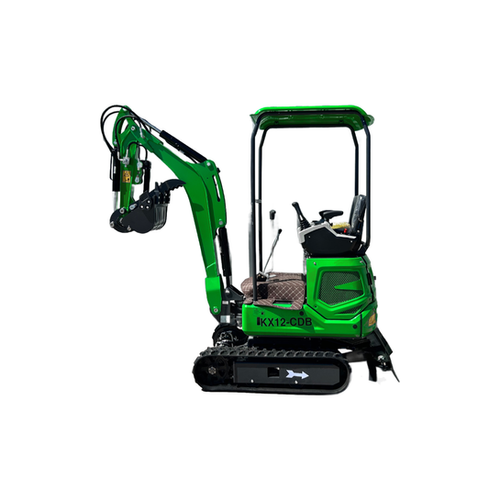 1-Ton Mini Excavator w/ B&S Engine & Hydraulic Thumb (KX12-CDB)