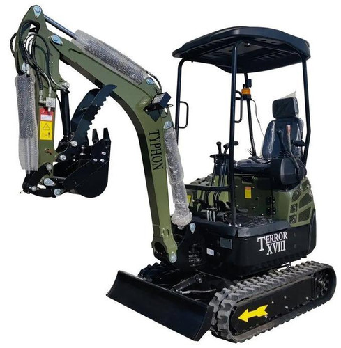 2025 Typhon Terror XVIII Mini Excavator, 4000 lb Kubota Diesel