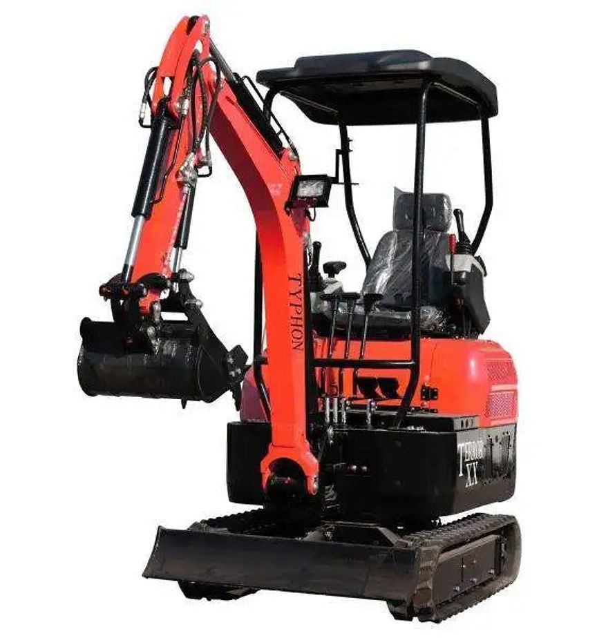 Thumbnail: 2025 4,000 lb TYPHON TERROR XX Mini Excavator Rubber Track with Kubota D902