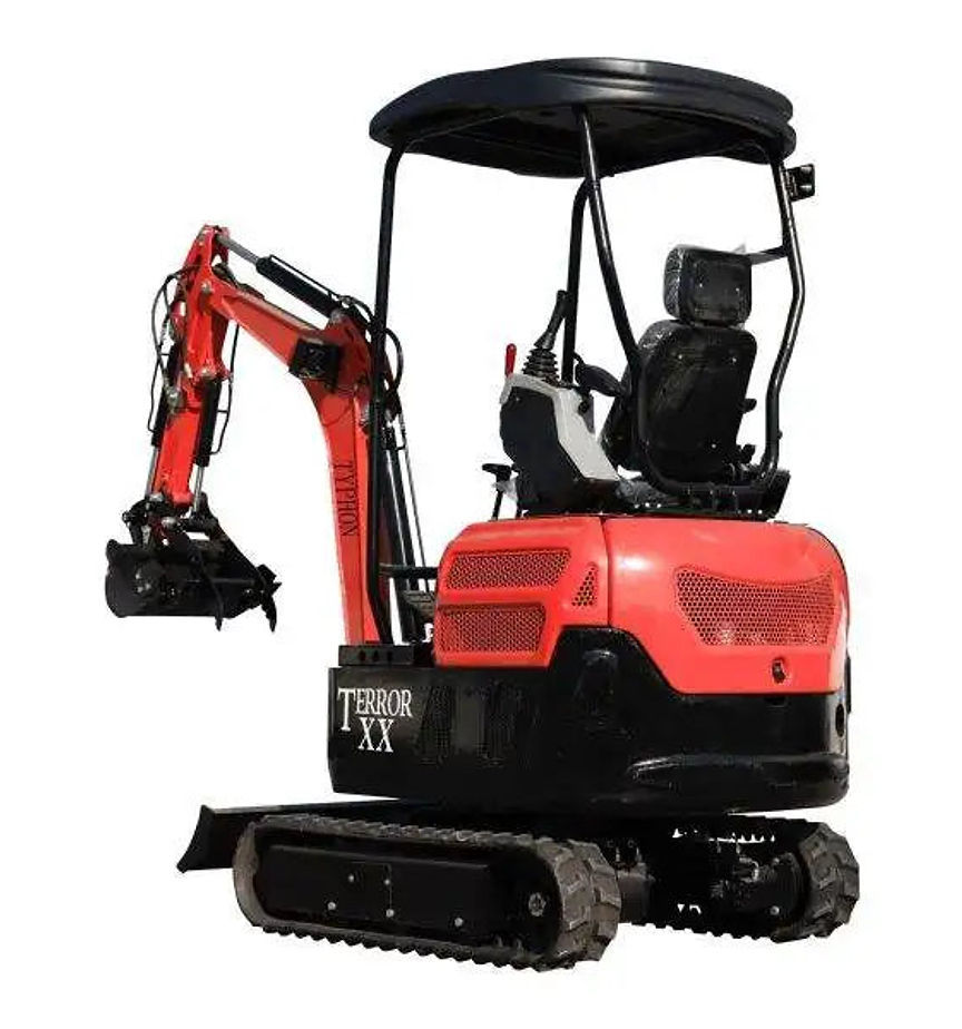 Thumbnail: 2025 4,000 lb TYPHON TERROR XX Mini Excavator Rubber Track with Kubota D902