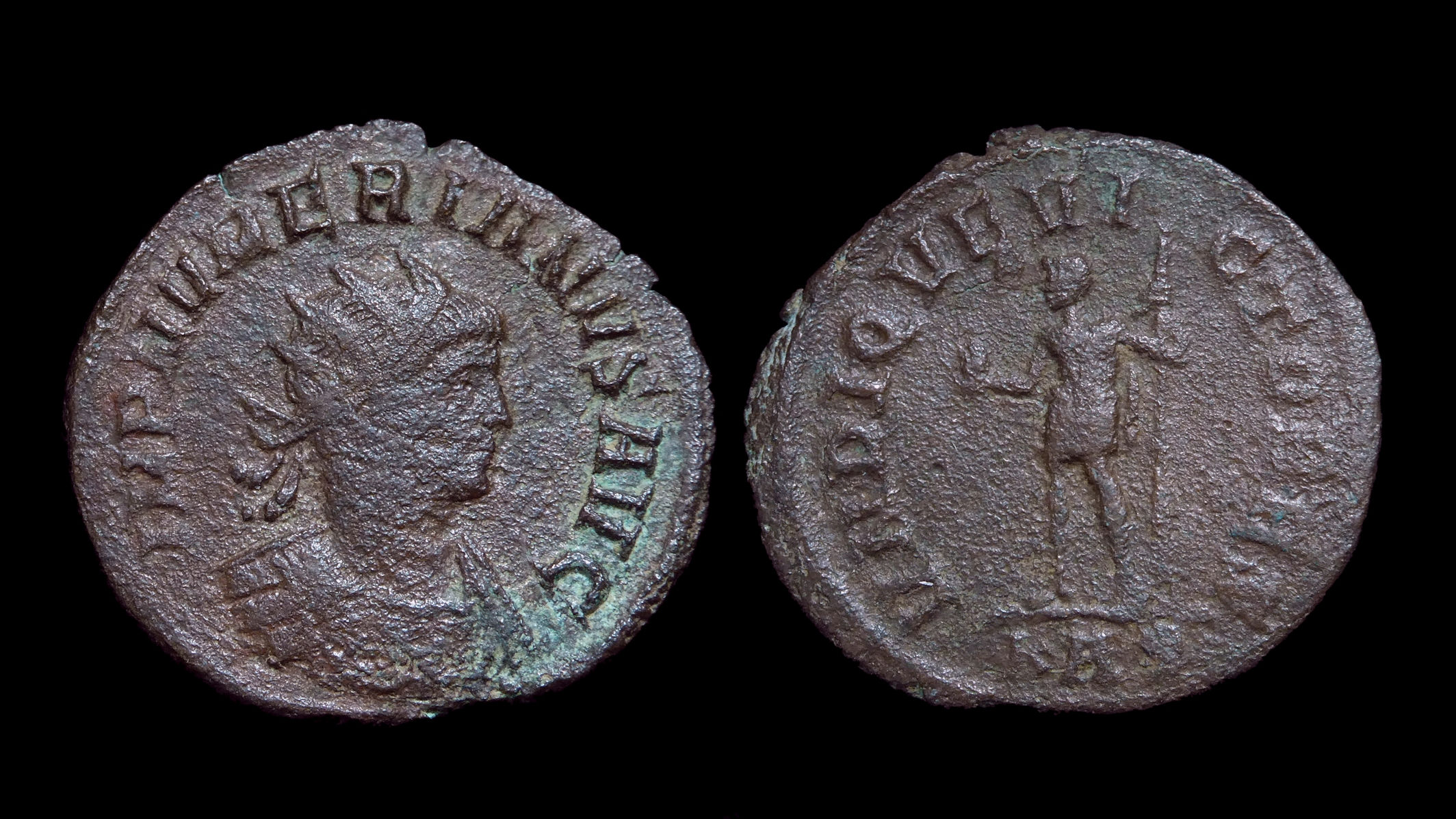 NUMERIAN . AD 283-284 . AE Antoninianus . "Victories Everywhere" *Scarce*