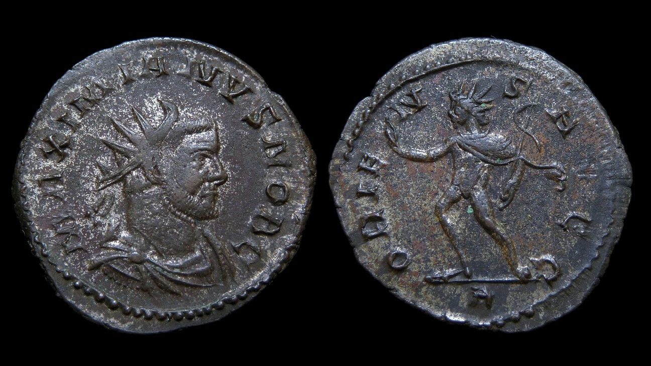 GALERIUS, as Caesar . AD 293-305 . Antoninianus . "Sol" . Rare