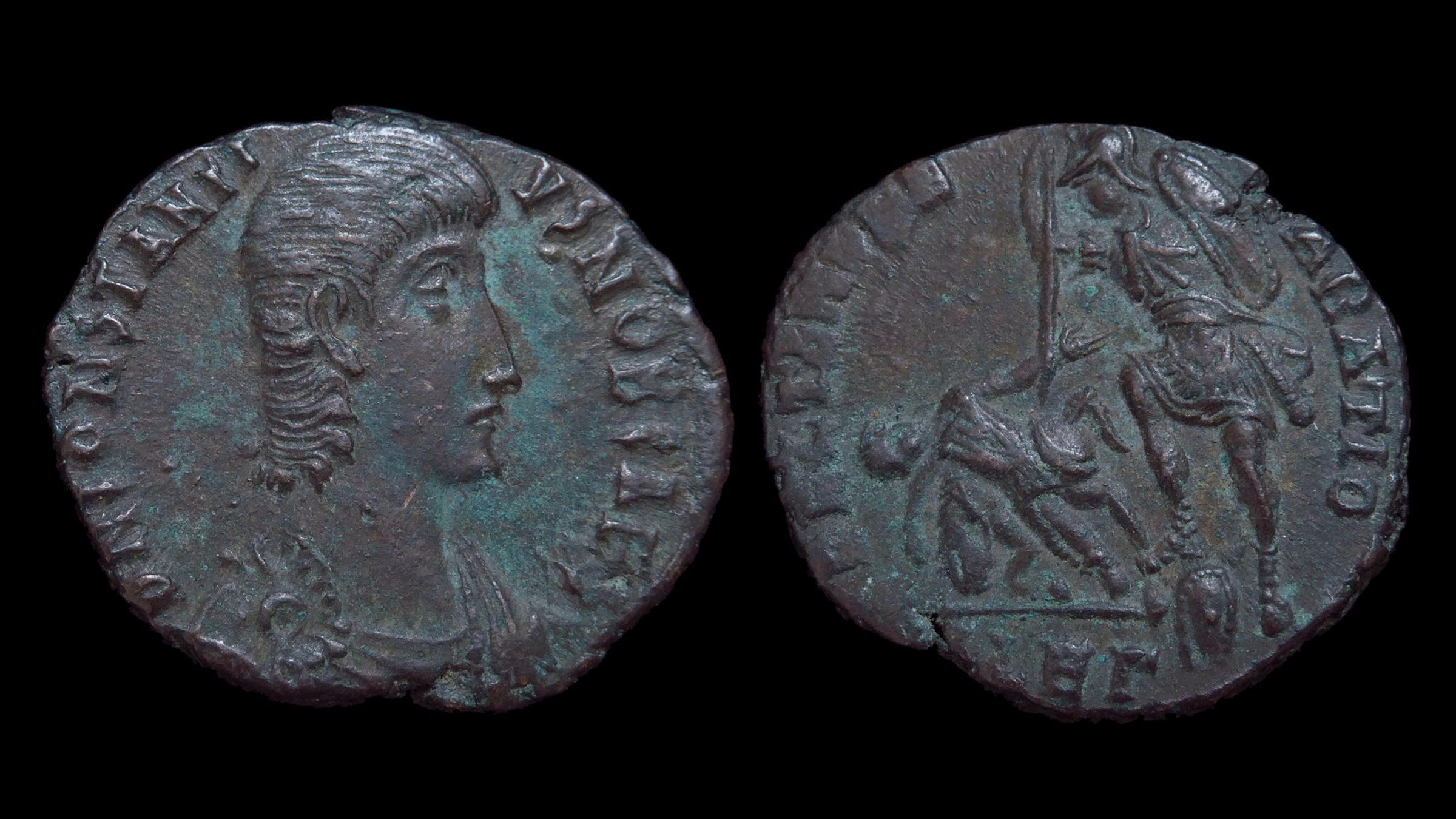 CONSTANTIUS GALLUS . AD 351-354 . AE2 . **Ex Dattari - a 100-year old pedigree**