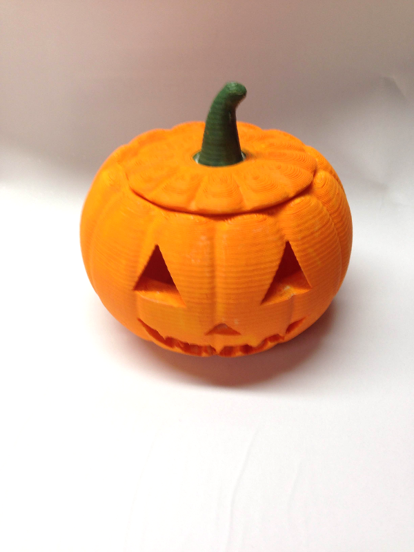 3d printed jack-o-lantern