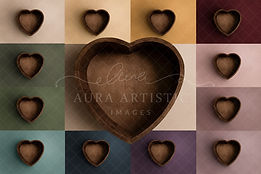 HEART digital cut out -PLUS Digital Backdrop Set- PACK EXAMPLE HEART MAIN - SMALL WEB FILE