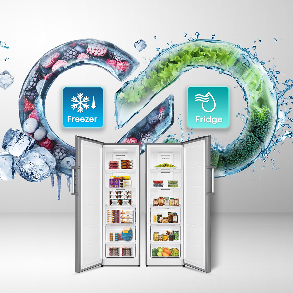 Hisense HFU101N1AVE 10.2 CuFt Garage Ready Upright Freezer on Fridge.com