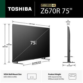 液晶カラーテレビ TOSHIBA Toshiba 75