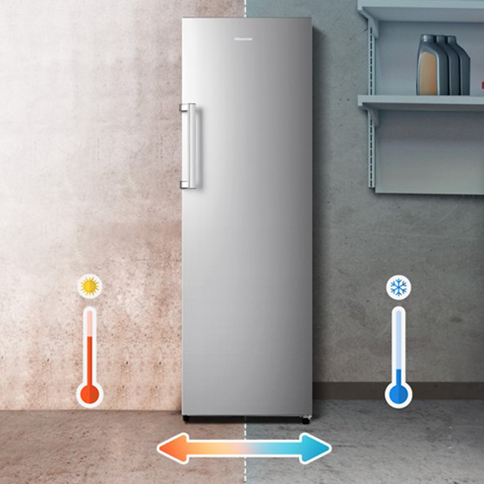 Hisense 10.2 cu. ft. Garage Ready Frost Free Convertible Upright