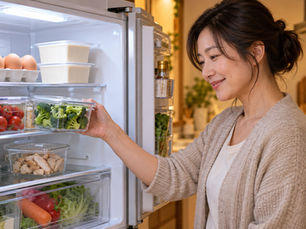 食事改善が続かないあなたへ。疲れた日の自分を助ける「冷蔵庫の準備」