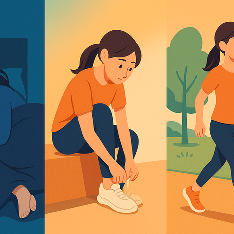 落ち込みはメンタル論で消えない。“少し動く人”から元気を取り戻していく。