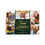 Thumbnail: Gold Script Happy Holidays 5 Photo Collage Green Christmas Card