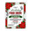 Thumbnail: Holiday Food Drive: Elegant Poinsettia Floral Frame Charity Fundraiser Flyer