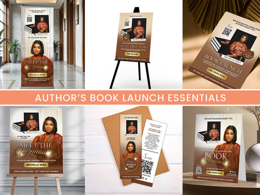 Elevate Your Book Launch: DIY Editable Templates for a Standout Event