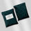 Thumbnail: FLORAL AQUA: Serene Elegance in Deep Teal & White Botanicals Poly Mail