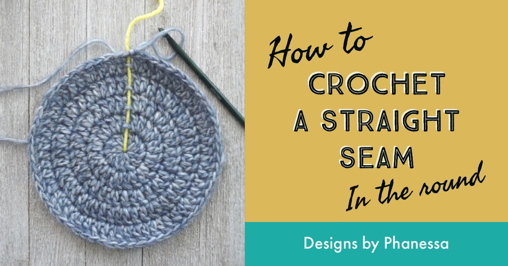 How to Crochet a Straight Seam in the Round Tutorial