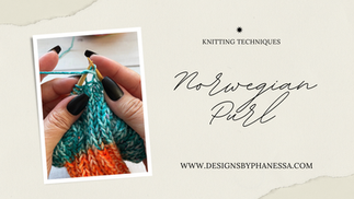 The Norwegian Purl Stitch Video Tutorial