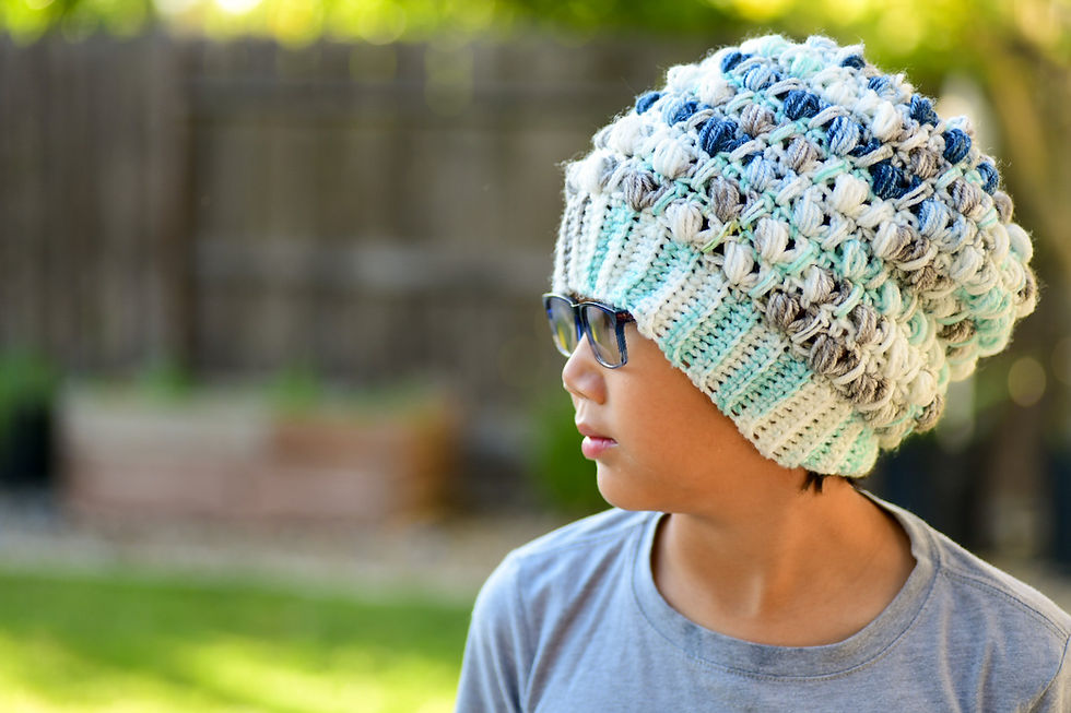 Thumbnail: Crochet Finley Slouch Beanie  Pattern