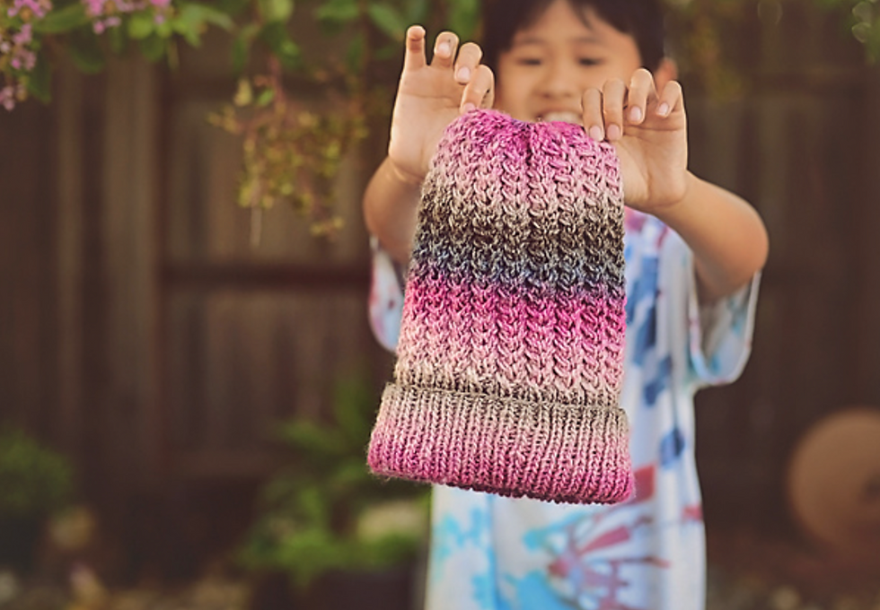 Thumbnail: Mini  Fishtail Slouch Beanie PATTERN