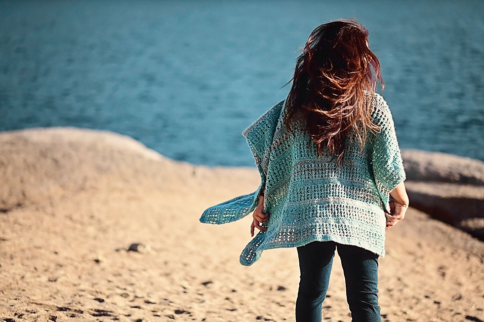 Thumbnail: Summer Drift Poncho PATTERN