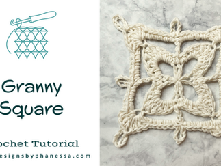 Crochet Granny Square Pattern + Tutorial