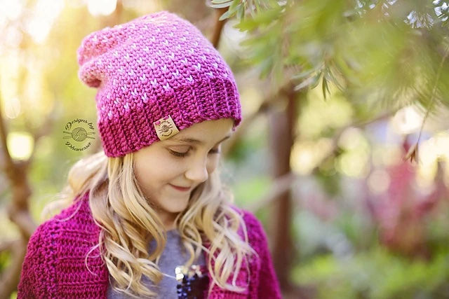 CROCHET Fair Isle Slouch PATTERN