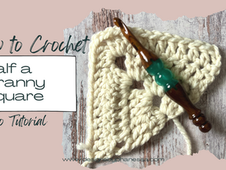 Crochet Half A Granny Square Pattern + Video