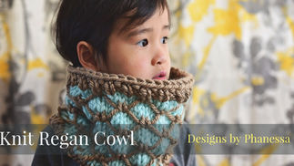 Knit Regan Cowl Pattern & Tutorial