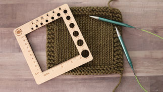 How to Knit & Measure a Gauge Swatch