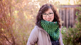 Knit Chunky Bamboo Cowl Tutorial