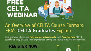 Free CELTA Webinar: CELTA Graduates Help Choose the Right Course Format for You