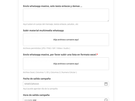 PASO 1: CARGA CAMPAÑA