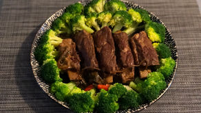 蔥㸆子排 
Braised Pork Rib with Green Scallion