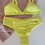 Miniatura: Bikini AGHATA tiro medio lima 