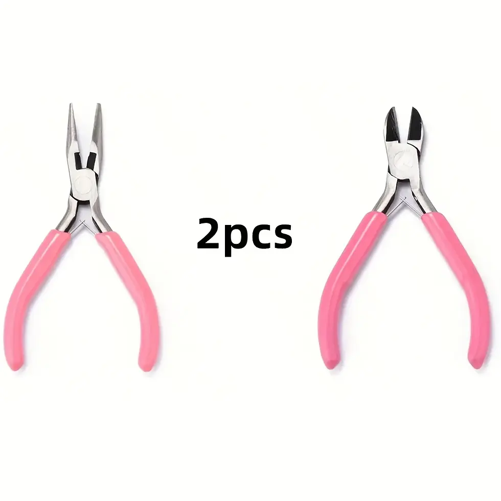 Thumbnail: 1set Senior Jewelry Making Tool Set, Includes Round Nose, Pointed Nose, and Wire