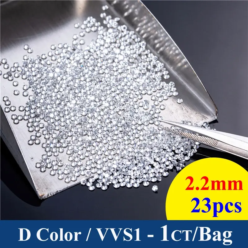 Thumbnail: DJMAX New Premium D Color VVS1 Moissanite Loose Stone Full Size Factory