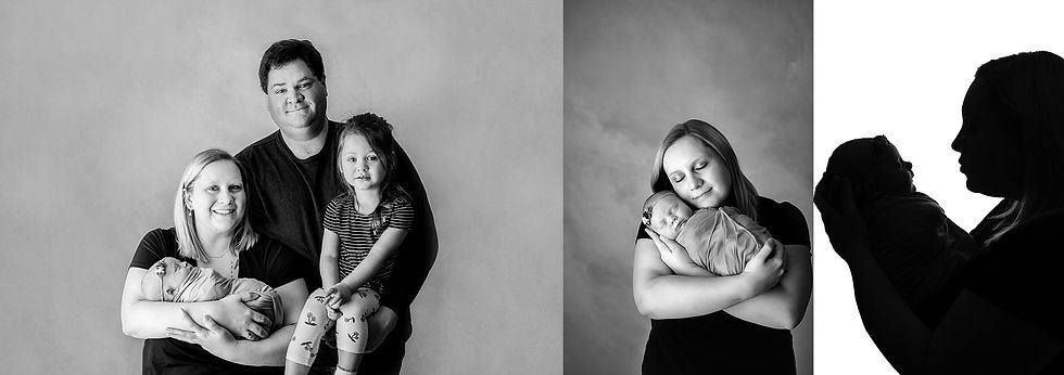 newborn and family photography in studio by whispering hollow portraits billings Montana