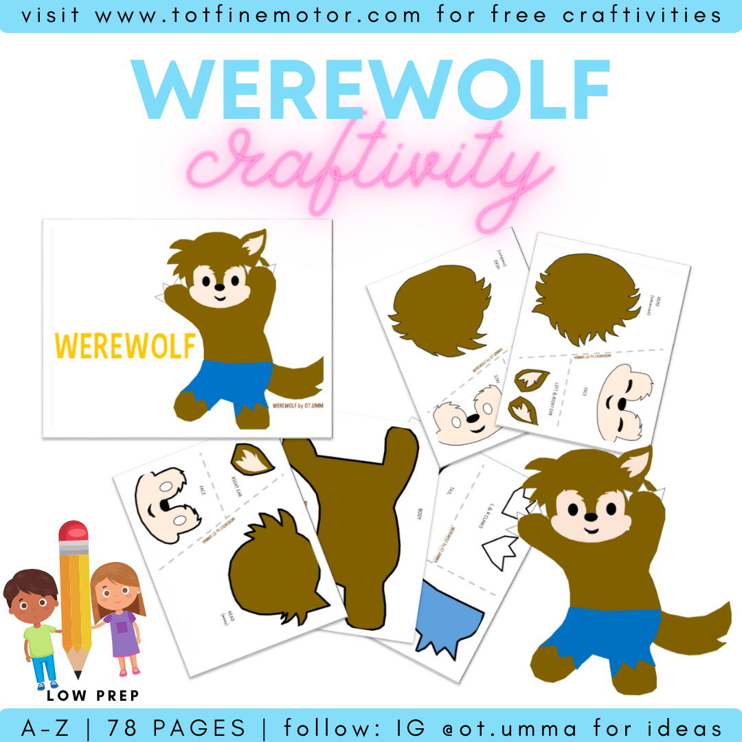 Werewolf Craftivity