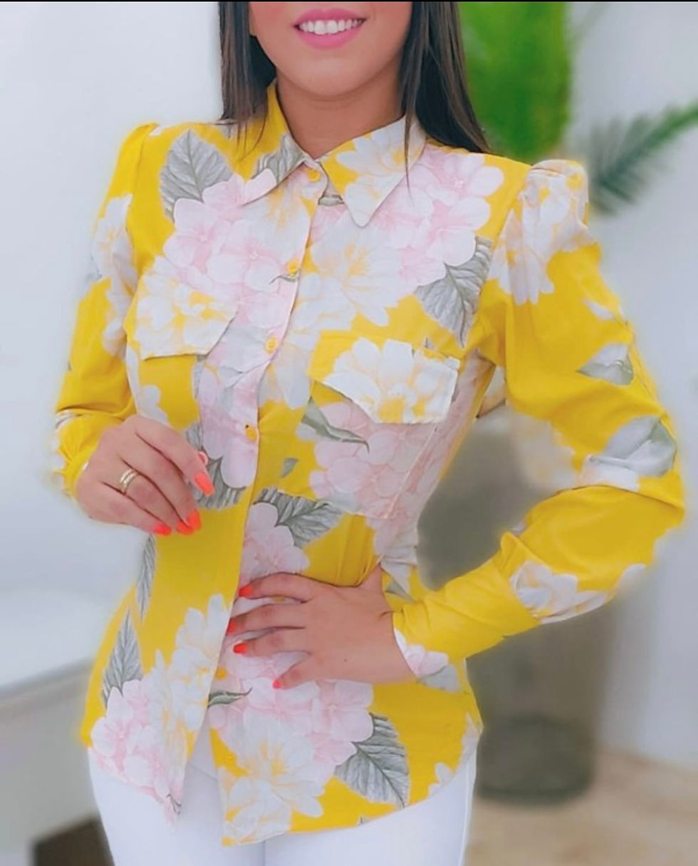 Thumbnail:  Sunshine Hollywood Puff Sleeve Top