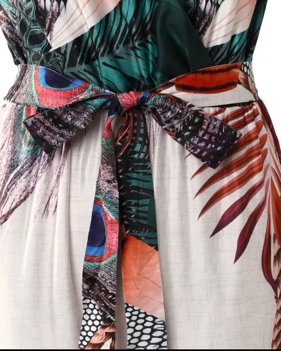 Thumbnail: Tropical Peacock Jumpsuit
