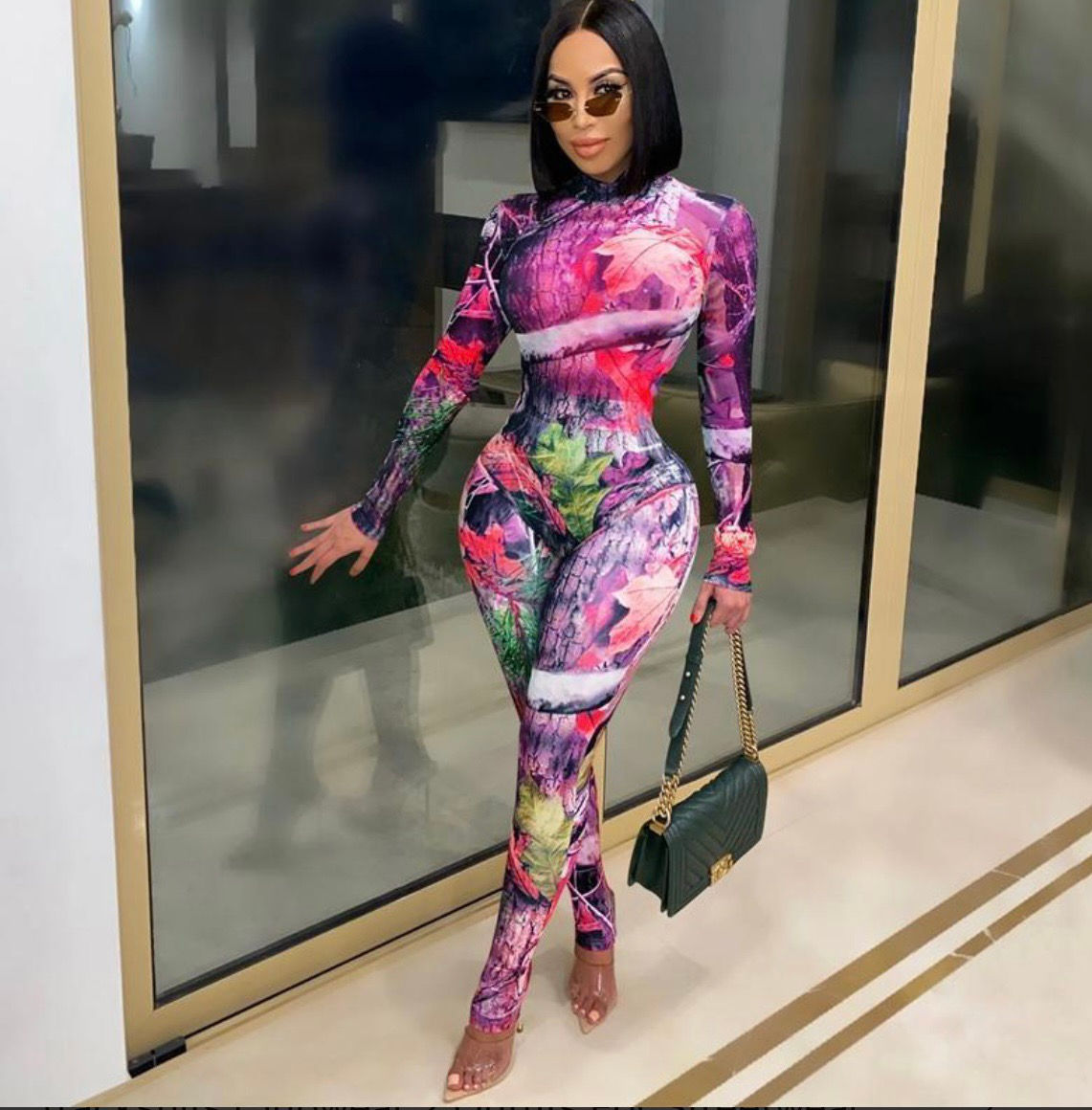 Camo Rose Mesh Bodysuit