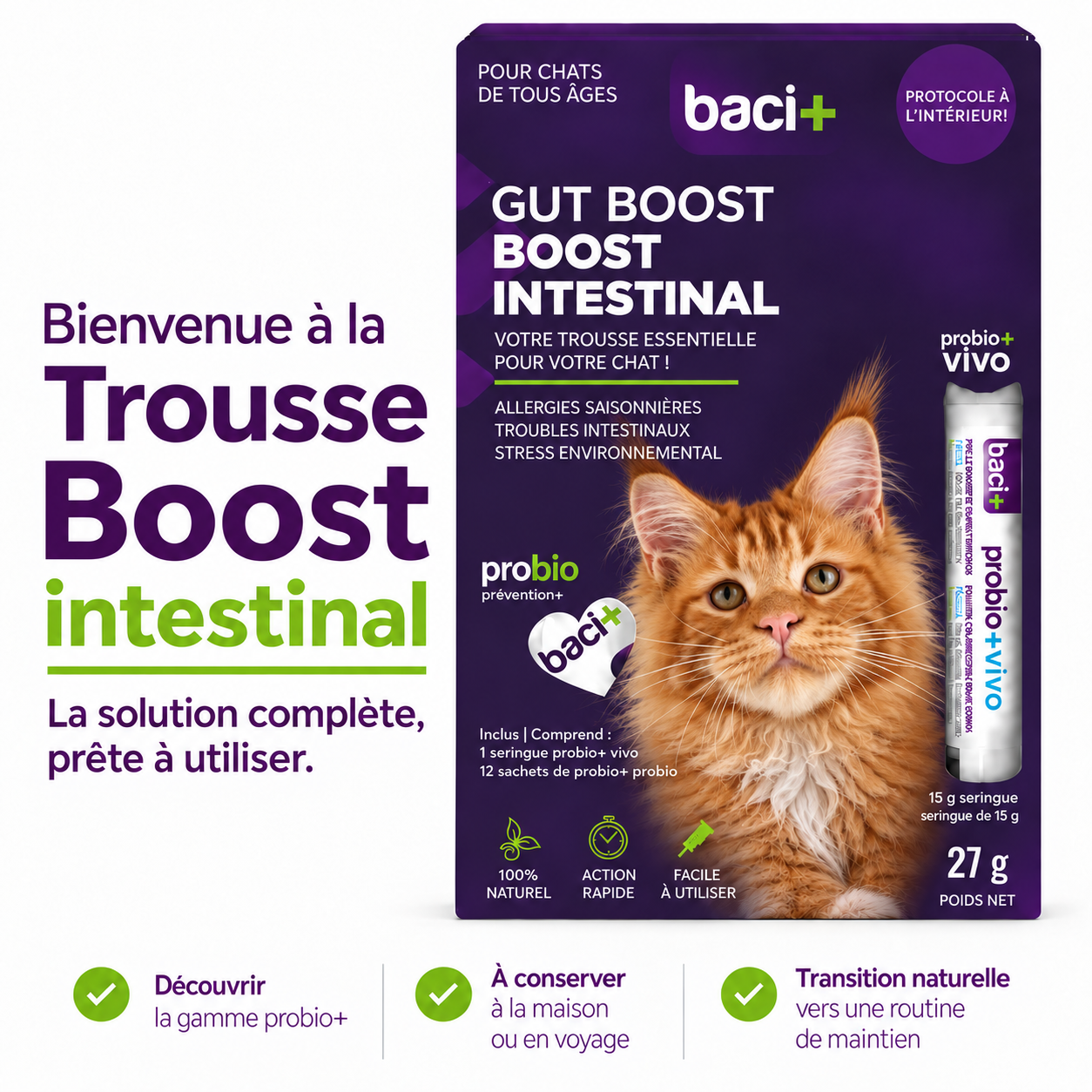 Probio+ (Baci+) - Trousse Boost intestinale